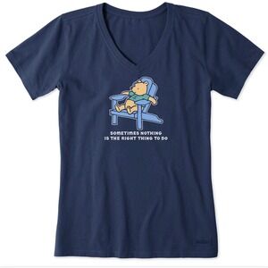 Life is Good Winnie The Pooh Adirondack Short‎ Sleeve Crusher Vee Size XXXL NWT
